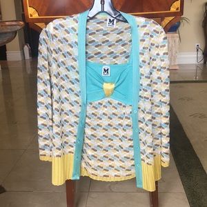 Missoni Cardigan Tank Combo